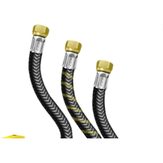 Kit Inst.Aqueced.A Gas 1/2 40Cm Preto Roco