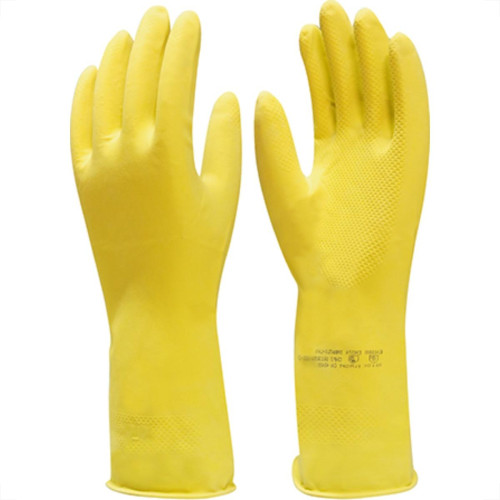 Luva Imbat Latex Verniz Silver Amarelo 08-M - Kit C/12 Unidades Luva Imbat Latex Verniz Silver Amarelo 08-M - Kit C/12 Unidades
