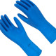Luva Imbat Latex Azul 09-G - Kit C/12 Unidades