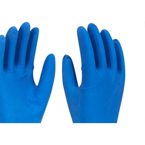 Luva Imbat Latex Azul 09-G - Kit C/12 Unidades