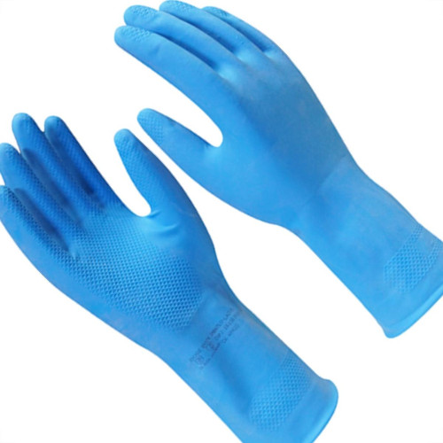 Luva Imbat Latex Verniz Silver Azul 08-M - Kit C/12 Unidades Luva Imbat Latex Verniz Silver Azul 08-M - Kit C/12 Unidades