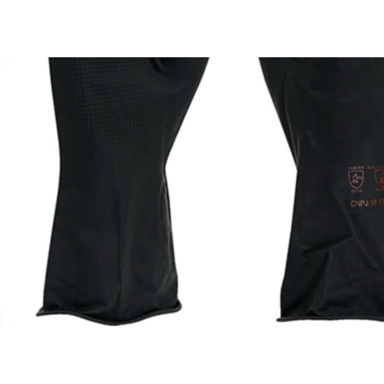Luva Imbat Latex Forrada Preto 07-P - Kit C/12 Unidades Luva Imbat Latex Forrada Preto 07-P - Kit C/12 Unidades