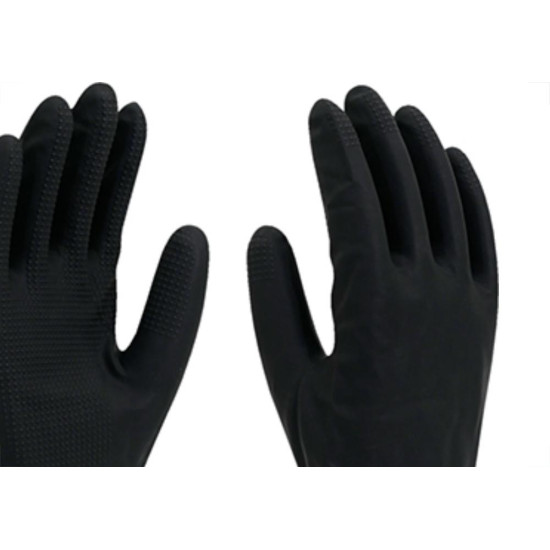 Luva Imbat Latex Forrada Preto 07-P - Kit C/12 Unidades Luva Imbat Latex Forrada Preto 07-P - Kit C/12 Unidades
