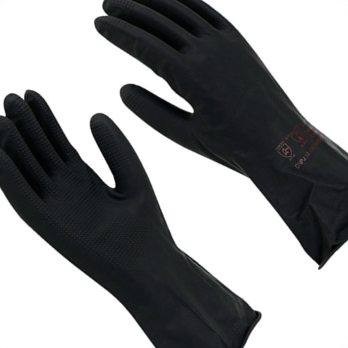 Luva Imbat Latex Forrada Preto 08-M - Kit C/12 Unidades Luva Imbat Latex Forrada Preto 08-M - Kit C/12 Unidades