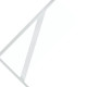 Cantoneira Mao Francesa R.C.A Leve Branco 50Cm - Kit C/12 Unidades