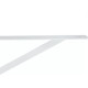 Cantoneira Mao Francesa R.C.A Leve Branco 50Cm - Kit C/12 Unidades