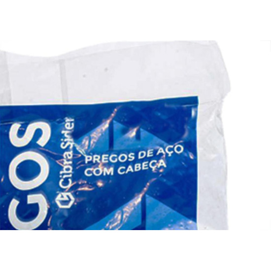 Prego Polido Cibra C/Cabeça 18X27 (3,40X62mm) Prego Polido Cibra C/Cabeça 18X27 (3,40X62mm)