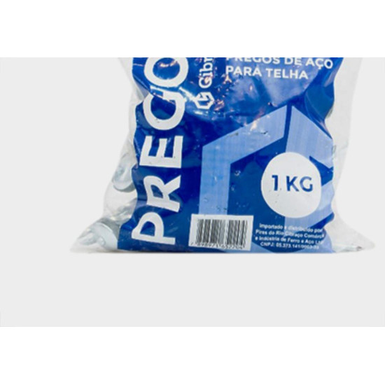 Prego Telheiro Cibra 18X27 (3,40X62mm) 1K Prego Telheiro Cibra 18X27 (3,40X62mm) 1K