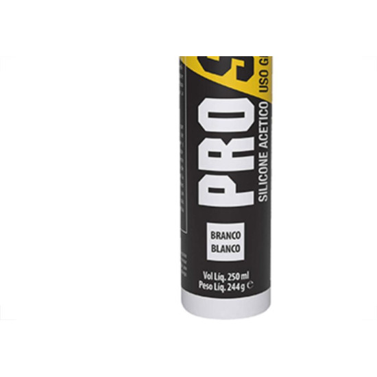 Cola Silicone 244G Pro-Sil Branco Cola Silicone 244G Pro-Sil Branco
