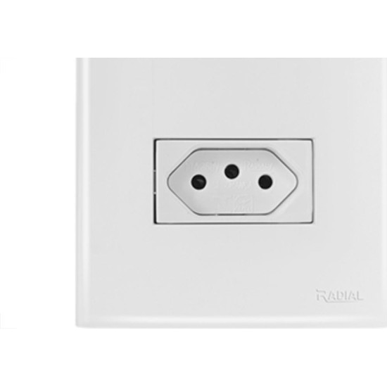 Conjunto Radial Ouro Branco 2Tom 10A 1809117 Conjunto Radial Ouro Branco 2Tom 10A 1809117