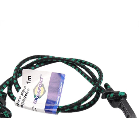 Elastico P/Bagageiro Brasfort 1,00Mt G.Pvc - Kit C/10 Unidades Elastico P/Bagageiro Brasfort 1,00Mt G.Pvc - Kit C/10 Unidades