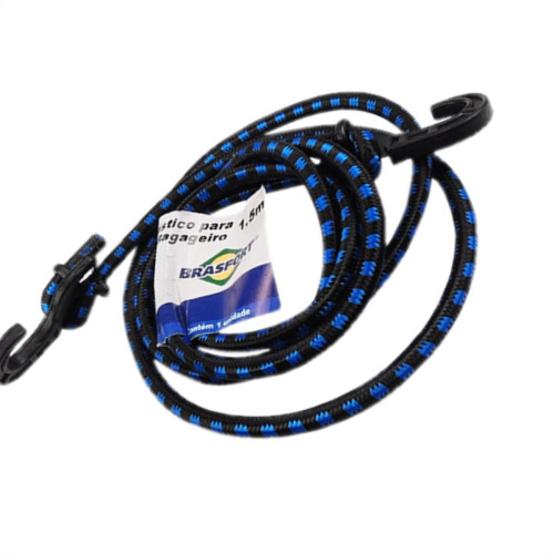 Elastico P/Bagageiro Brasfort 1,50Mt G.Pvc - Kit C/10 Unidades Elastico P/Bagageiro Brasfort 1,50Mt G.Pvc - Kit C/10 Unidades