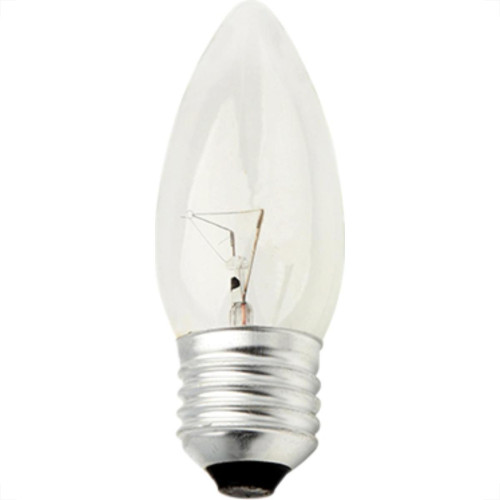Lampada Vela Lisa Clara E27 40X127 Brasfort - Kit C/10 Unidades Lampada Vela Lisa Clara E27 40X127 Brasfort - Kit C/10 Unidades