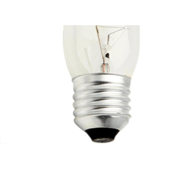 Lampada Vela Lisa Clara E27 40X127 Brasfort - Kit C/10 Unidades Lampada Vela Lisa Clara E27 40X127 Brasfort - Kit C/10 Unidades