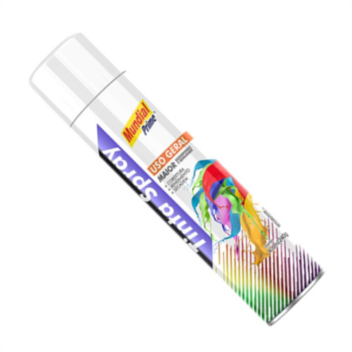 Spray Mundial Geral Branco Fosco 400Ml Spray Mundial Geral Branco Fosco 400Ml