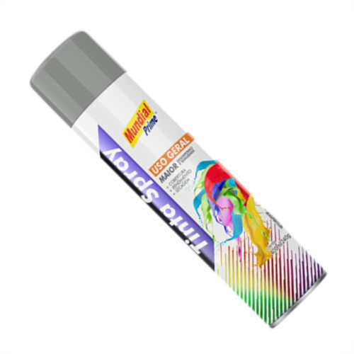 Spray Mundial Geral Cinza Medio 400Ml Spray Mundial Geral Cinza Medio 400Ml