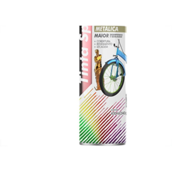 Spray Mundial Metalica Aluminio 400Ml Spray Mundial Metalica Aluminio 400Ml