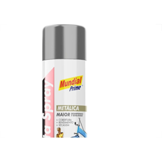 Spray Mundial Metalica Aluminio 400Ml Spray Mundial Metalica Aluminio 400Ml