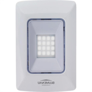 Luminaria Emergencia 4X2 1W Leds 6500K Bivolt