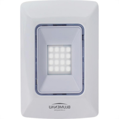 Luminaria Emergencia 4X2 1W Leds 6500K Bivolt