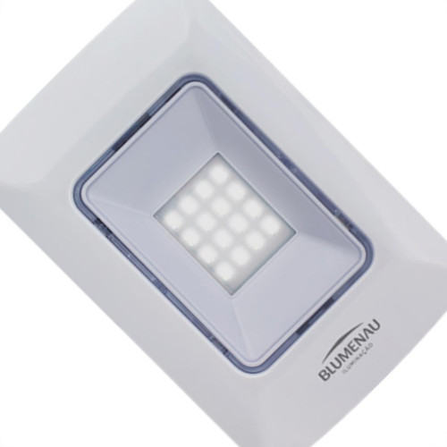 Luminaria Emergencia 4X2 1W Leds 6500K Bivolt