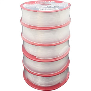 Linha Pesca Ekilon 0,80Mmx100Mt Cris - Kit C/5 Unidades