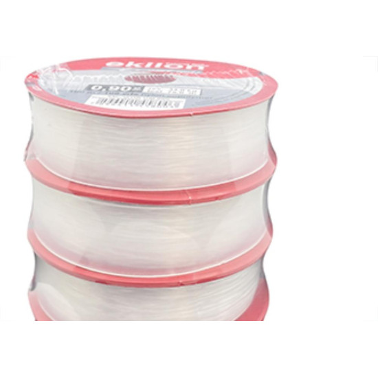 Linha Pesca Ekilon 1,00Mmx100Mt Cris - Kit C/5 Unidades Linha Pesca Ekilon 1,00Mmx100Mt Cris - Kit C/5 Unidades