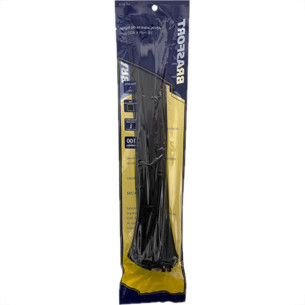 Abracadeira Nylon Brasfort 3,6X400 Preto C/100