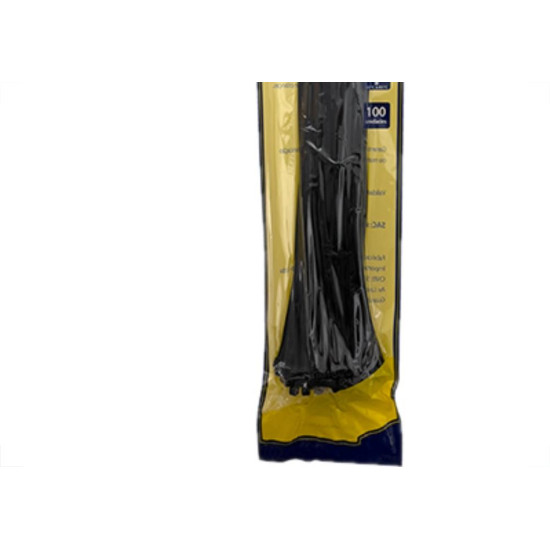 Abracadeira Nylon Brasfort 3,6X400 Preto C/100 Abracadeira Nylon Brasfort 3,6X400 Preto C/100