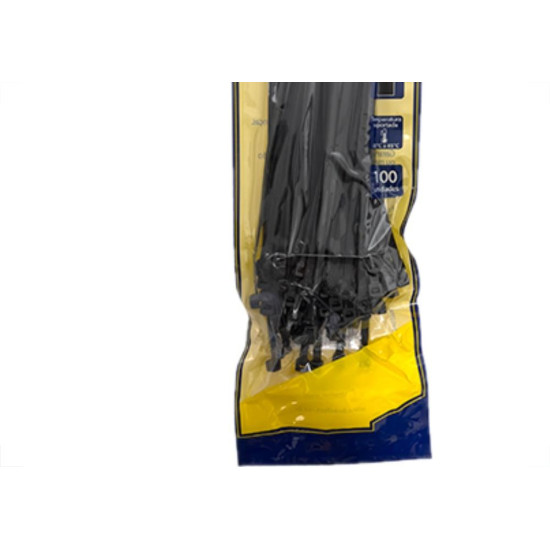 Abracadeira Nylon Brasfort 4,8X250 Preto C/100 Abracadeira Nylon Brasfort 4,8X250 Preto C/100