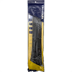 Abracadeira Nylon Brasfort 4,8X350 Preto C/100