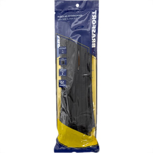 Abracadeira Nylon Brasfort 7,6X300 Preto C/50