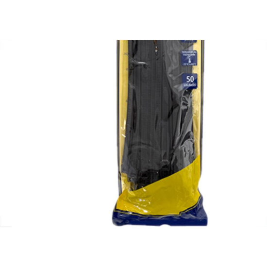 Abracadeira Nylon Brasfort 7,6X300 Preto C/50 Abracadeira Nylon Brasfort 7,6X300 Preto C/50