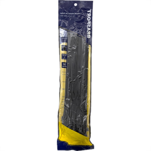 Abracadeira Nylon Brasfort 7,6X350 Preto C/50 Abracadeira Nylon Brasfort 7,6X350 Preto C/50