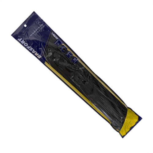 Abracadeira Nylon Brasfort 7,6X500 Preto C/50 Abracadeira Nylon Brasfort 7,6X500 Preto C/50