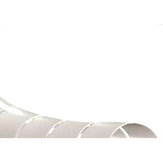 Organiz De Fio Overtime 16Mm 1,00Mt Branco Organiz De Fio Overtime 16Mm 1,00Mt Branco