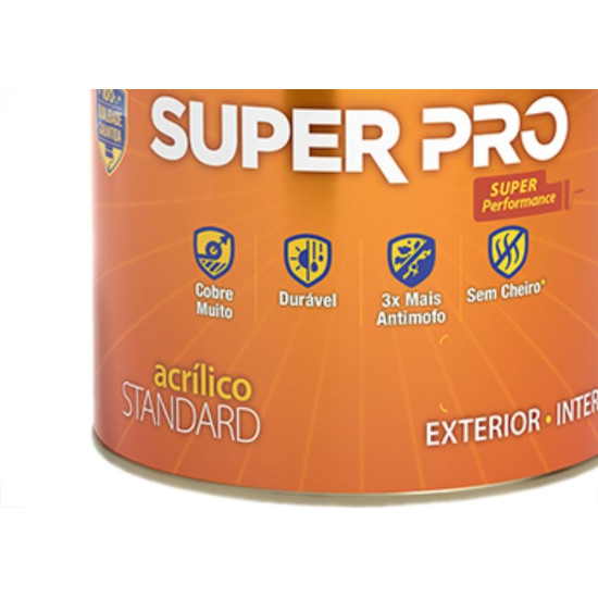 Latex Eucatex Super Pro Galao 3,6 Litros Branco Latex Eucatex Super Pro Galao 3,6 Litros Branco