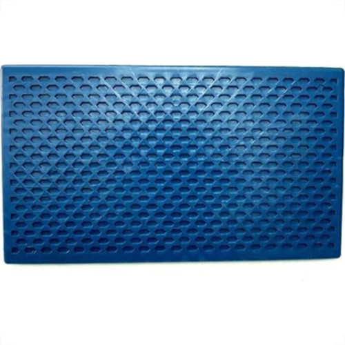 Desempenadeira Pvc Giraldi Azul Corrugada 16X28 Desempenadeira Pvc Giraldi Azul Corrugada 16X28