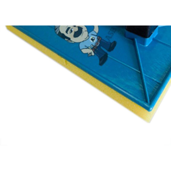 Desempenadeira Pvc Giraldi Azul C/Espuma 18X30 Desempenadeira Pvc Giraldi Azul C/Espuma 18X30