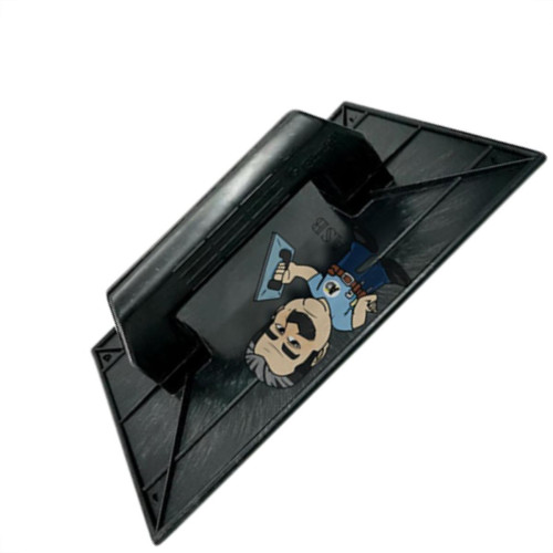 Desempenadeira Pvc Giraldi Preto Corrugada 18X30 Desempenadeira Pvc Giraldi Preto Corrugada 18X30