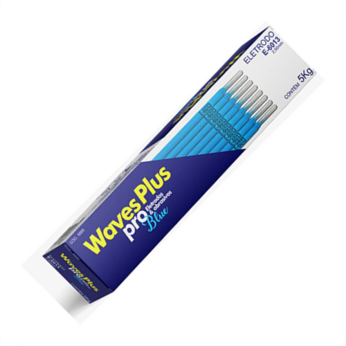 Eletrodo Waves 6013 2,50Mm Caixa Kg Azul - Kit C/5 KG
