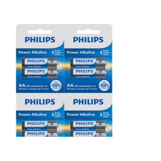Pilha Alcalina Philips Aa2 Blister C/12 Pilha Alcalina Philips Aa2 Blister C/12