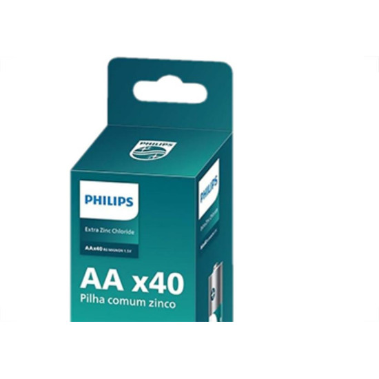 Pilha Philips Aa4 Display Torre C/40 Pilha Philips Aa4 Display Torre C/40