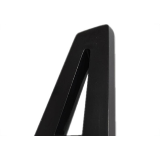 Letra 3D Deplasti Pvc 13Cm Preto Letra 3D Deplasti Pvc 13Cm Preto