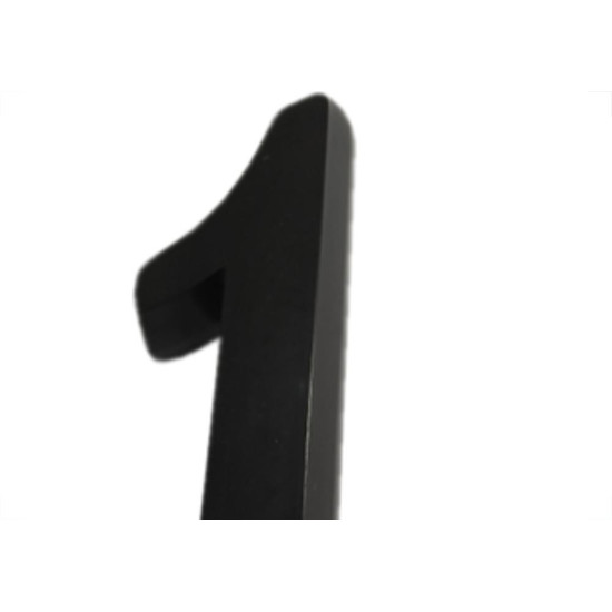 Numero 3D Pvc Deplasti 1 Preto 13Cm