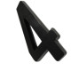 Numero 3D Pvc Deplasti 4 Preto 13Cm Numero 3D Pvc Deplasti 4 Preto 13Cm