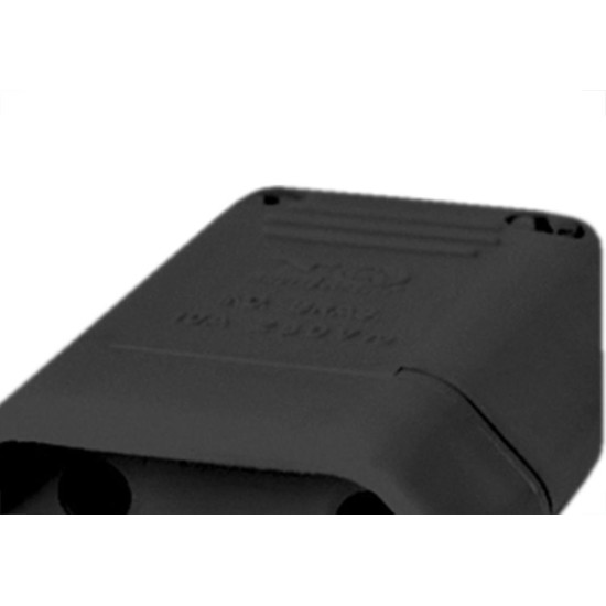 Pino Femea Perlex 2P+T 10A Preto 2043 - Kit C/10 Unidades