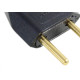 Pino Macho Perlex 2P 10A Preto 1041 - Kit C/10 Unidades Pino Macho Perlex 2P 10A Preto 1041 - Kit C/10 Unidades