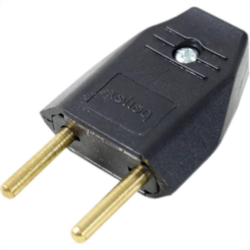 Pino Macho Perlex 2P 20A Preto 1046 - Kit C/10 Unidades Pino Macho Perlex 2P 20A Preto 1046 - Kit C/10 Unidades