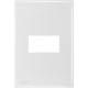Espelho Placa Radial Mod.Ouro Branco 4X2 1Mod 1709003